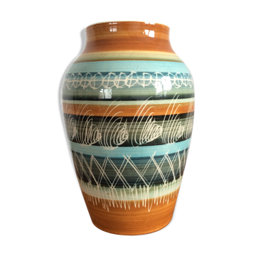 Vintage ceramic vase by Rumney Wales