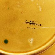 2 asparagus plates Sarreguemines