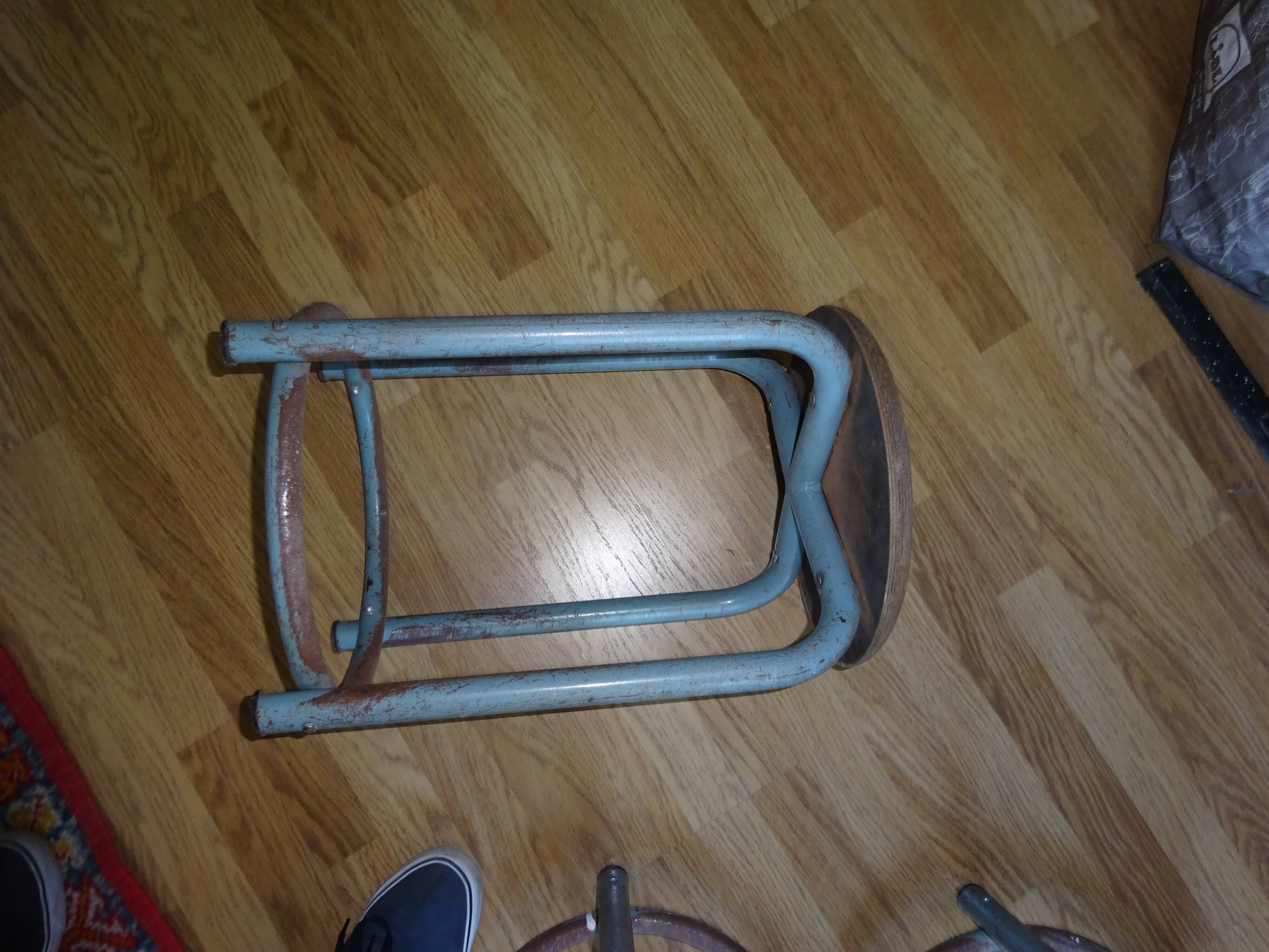 Vintage workshop stools