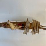 Model wooden boat