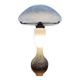 Mushroom lamp 1990 white and blue
