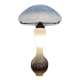 Mushroom lamp 1990 white and blue