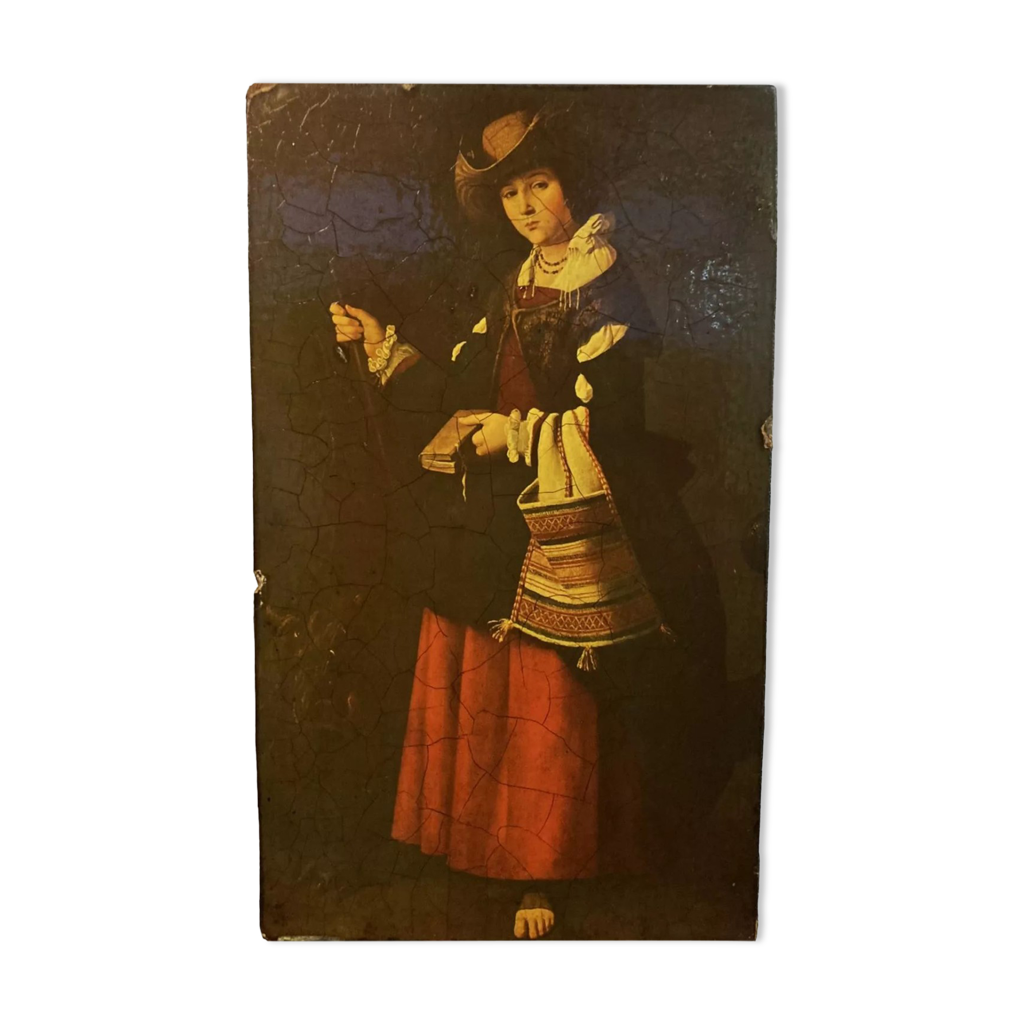 Reproduction sur panneau Saint Marguerite XVIIème s Selency