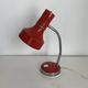 Vintage 1960s Veneta Lumi Italy desk lamp, red - 35 cm