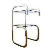 Guéridon bout de canapé chrome