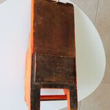 Vintage teak barber mirror 50s