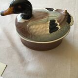 Vintage duck terrine year 70 good condition geo brand