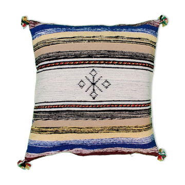 Multicoloured Moroccan Berber cushion