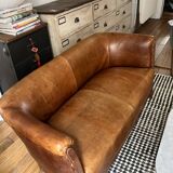 Leather bench