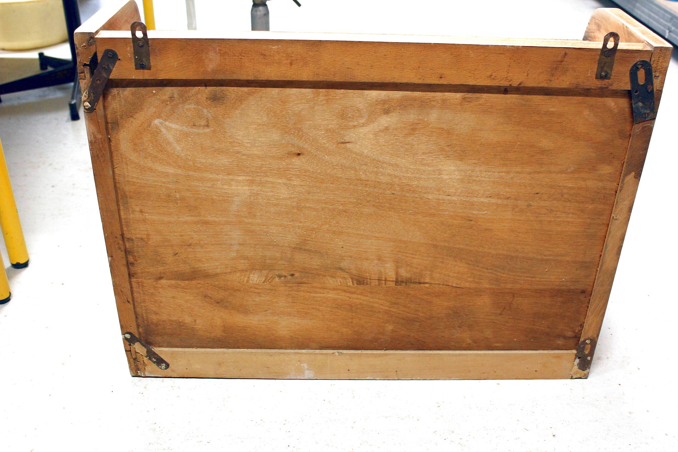 Vintage Scandinavian wall-mounted desk from the 60s