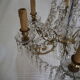 Napoleon III chandelier with crystal pendants, signed Portieux, 19th century.