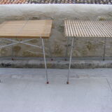 Tables de camping vintage