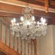 Lustre pampilles vintage