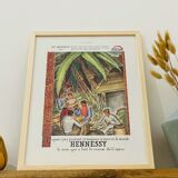 Illustration Hennessy, Cognac de 1930, 30x40cm