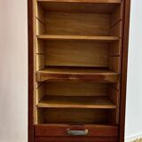 Curtain filing cabinet
