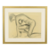 Charcoal Drawing Woman Nude Study Art Framed