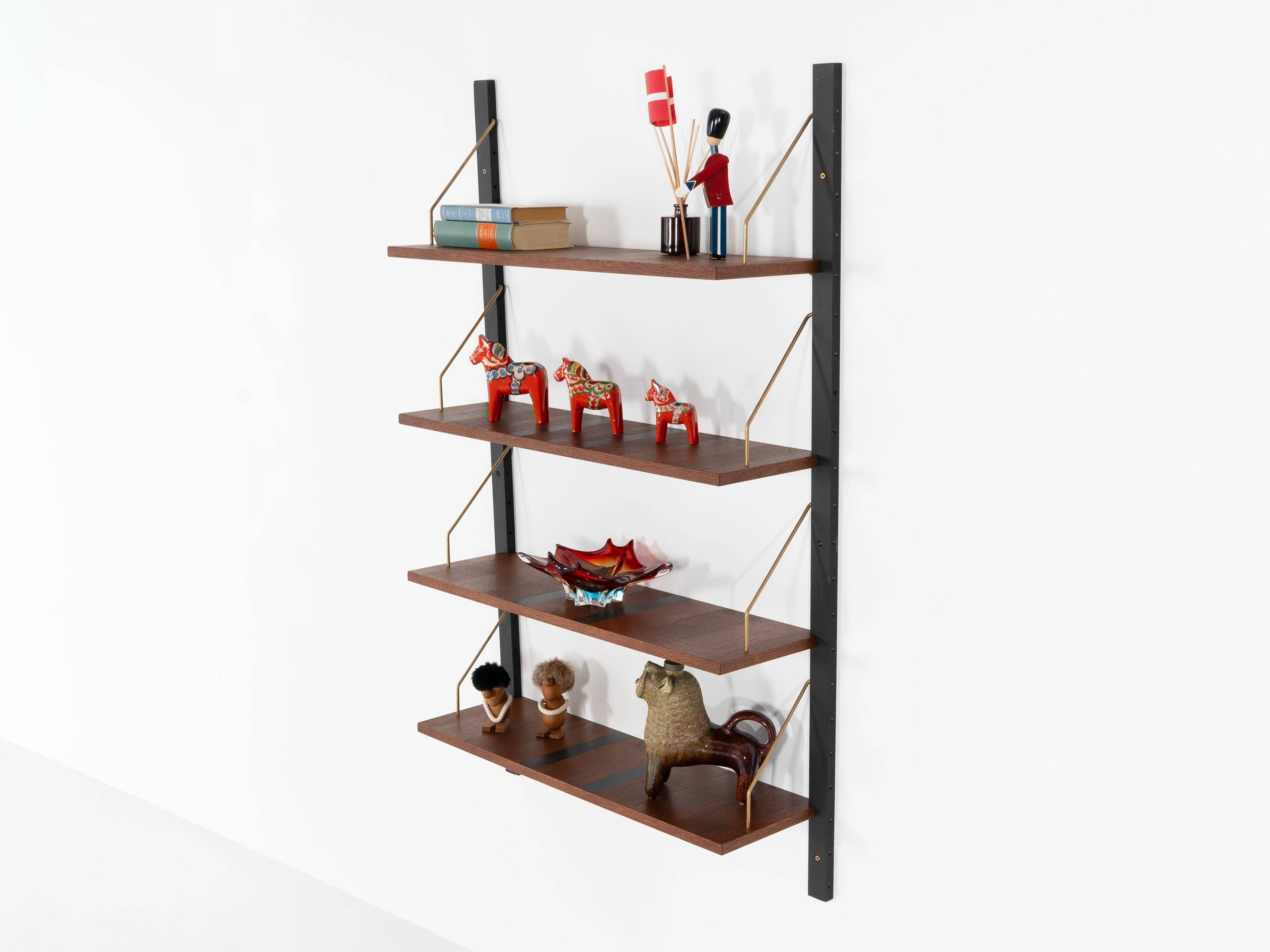 Oak modular shelving unit, Danish design, 1960s, made in Denmark