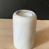 Alabaster candle holder