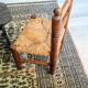 Chaise enfant campagnarde paillée