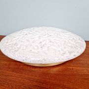 Large frosted glass ceiling light (diam 45cm), Doria, 1970