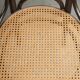 Set of 6 original vintage Thonet long John design diningchairs with webbing