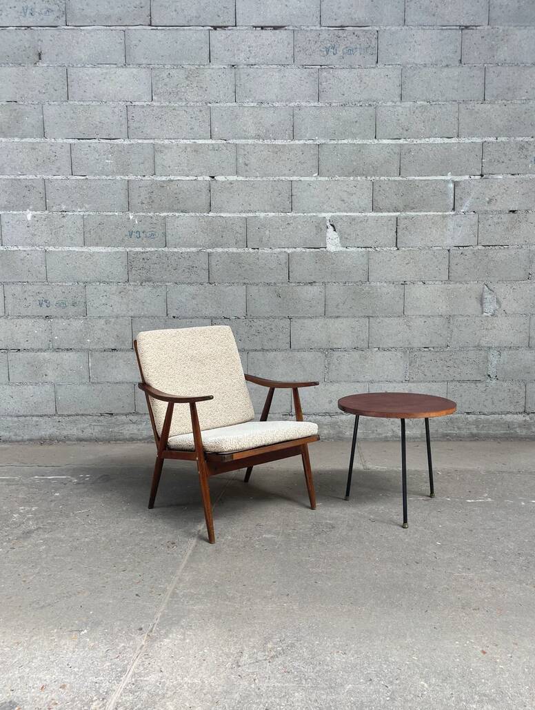 Boomerang armchair