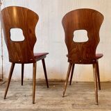 Set of 4 Gentiane bistro chairs by Baumann