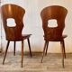 Série de 4 Chaises bistrot Gentiane de Baumann