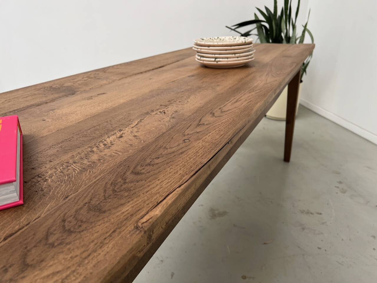 Oak farm table 220cm