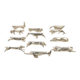 Complete Menagerie by Edouard Marcel Sandoz for Christofle Gallia, France