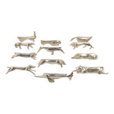 Complete Menagerie by Edouard Marcel Sandoz for Christofle Gallia, France