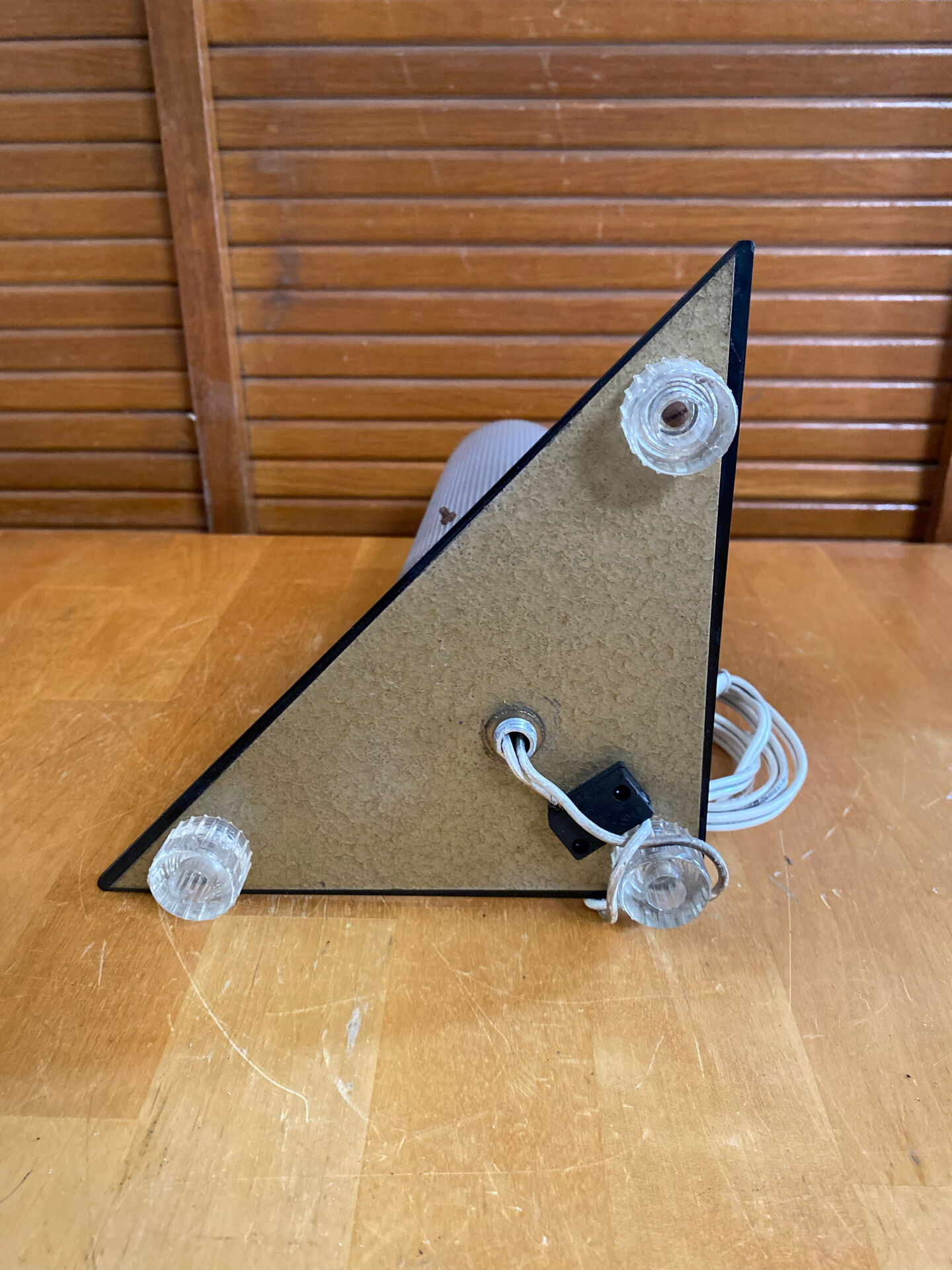 Rockabilly bedside lamp 50s design vintage plexiglass tripod