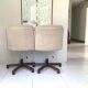 Deux fauteuils de bureau design 1960