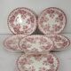 6 Sarreguemines earthenware plates