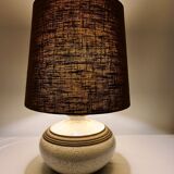 Large enamelled ceramic lamp 1970s