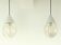 Hanging lamps by Glashütte Limburg 60/70