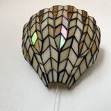 Tiffany style stained glass wall light