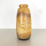 Pottery fat lava multi-color 284-47 floor vase made by Scheurich, 1970