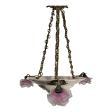 Art deco marble pendant chandelier