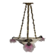 Art deco marble pendant chandelier