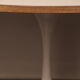 Table basse avec pied tulipe blanche - années 1960