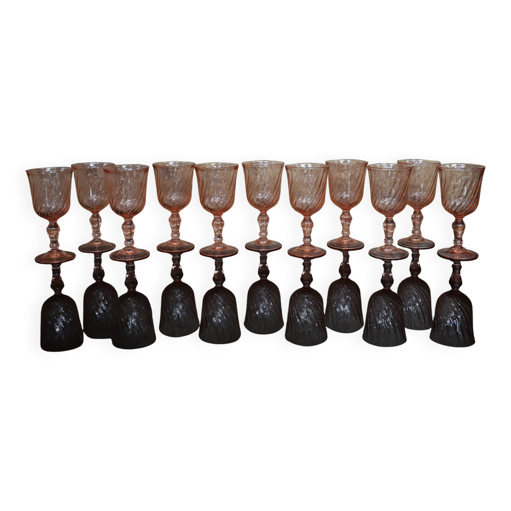 11 Rosaline Luminarc Arcoroc white wine glasses