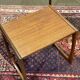 Suite de 3 tables gigognes anglaises en teck des années 70, G-Plan