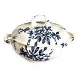 Soupière Lunéville en terre de fer bleue, service "Azaléa"
