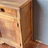 Vintage pine bedside table