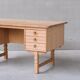 Danish Mid-Century Oak Desk attr. to Henning Kjaernulf