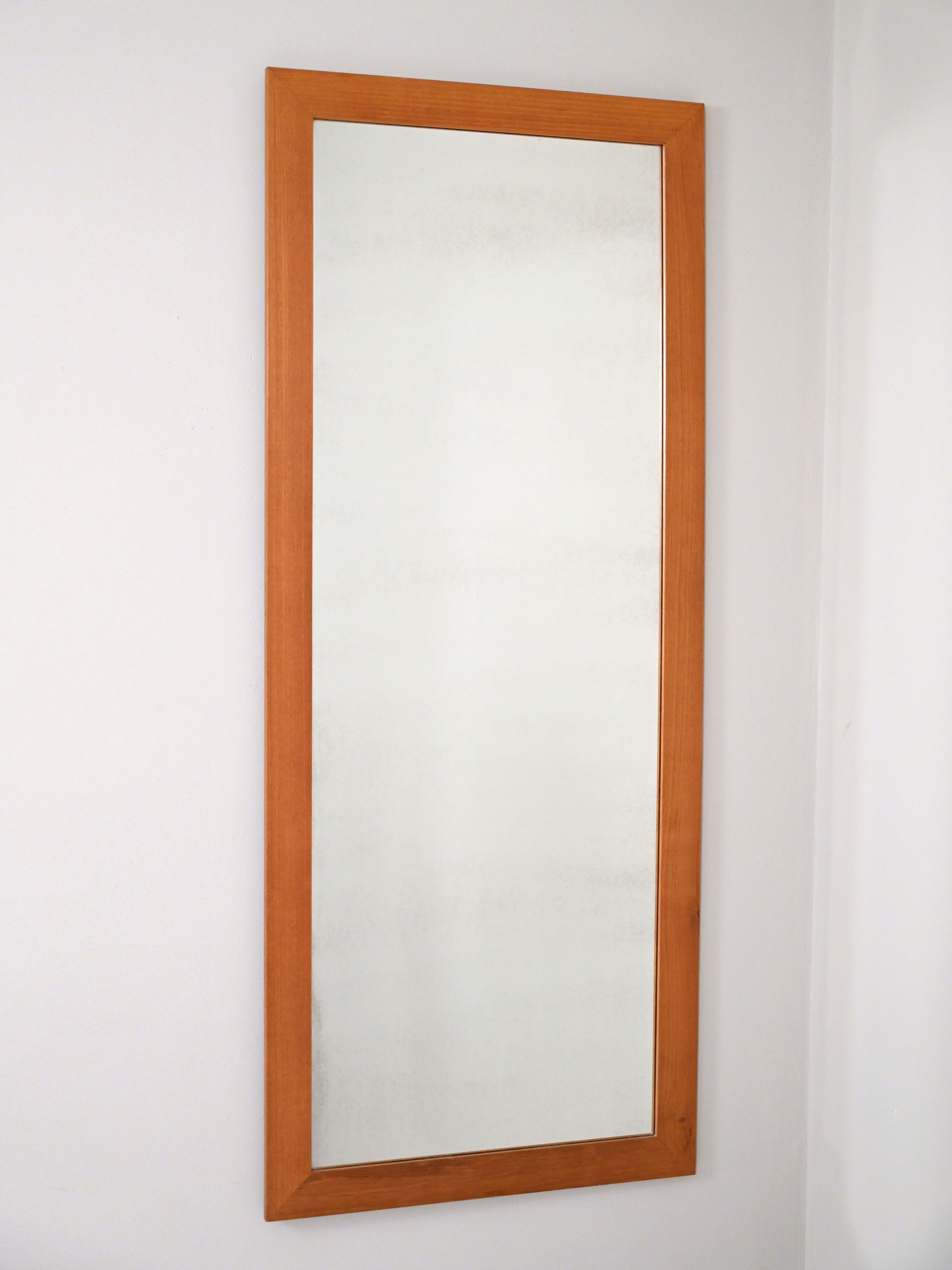 Rectangular modern antique mirror, 123x51 cm