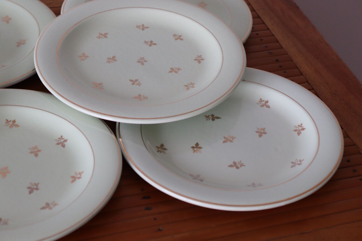 11 assiettes à dessert mint salins