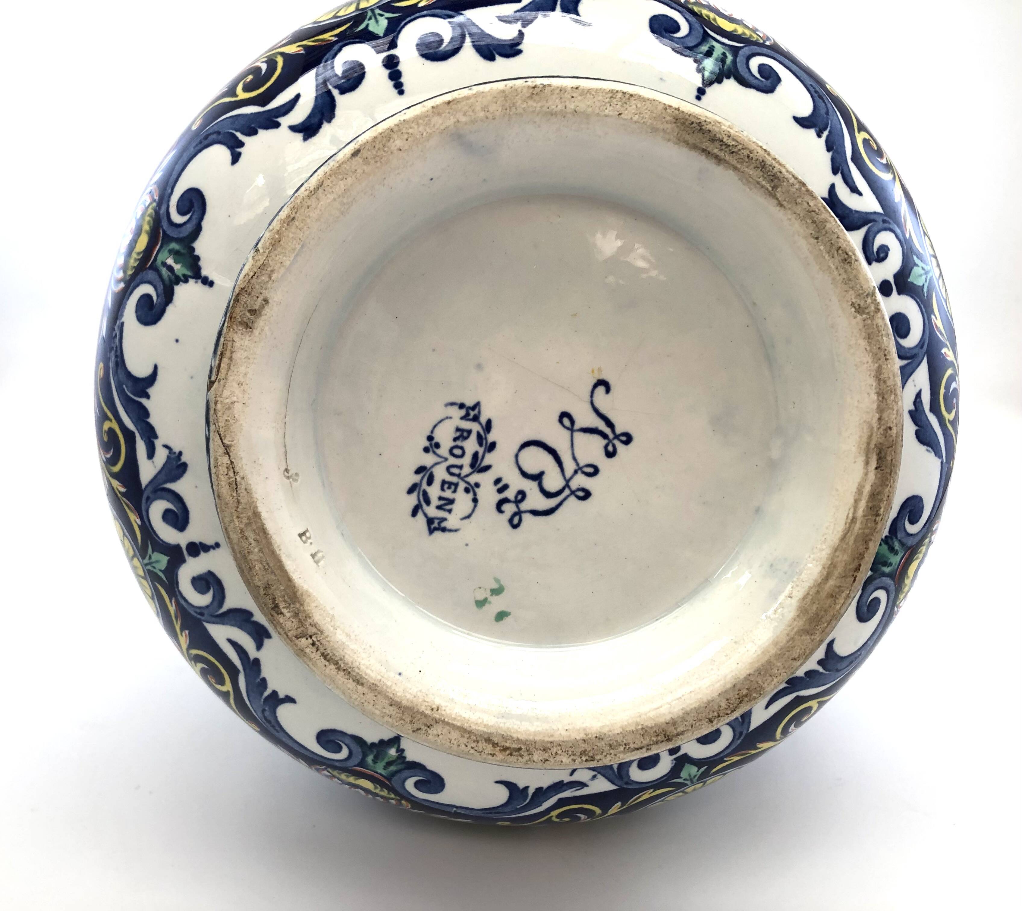 Antique Jules Vieillard Bordeaux toilet set – Rouen model, 19th century