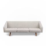 Danish midcentury modern ML-90 reupholstered sofa by Illum Wikkelsø for Michael Laursen, 1960s